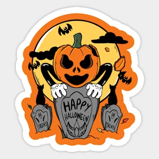 Halloween Pumpkin Sticker